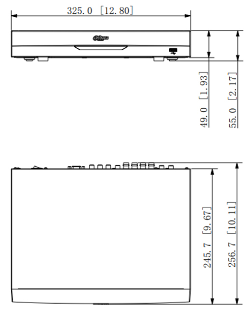 Dimensions XVR5108H / I3