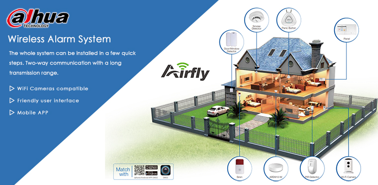 Systèmes d'alarme Dahua wireless