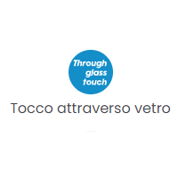 tocco attraverso vetro